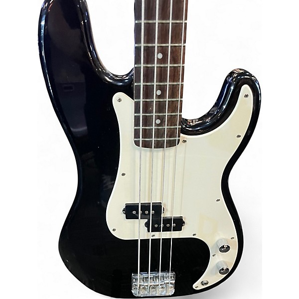 Used Squier Affinity Precision Bass Black Electric Bass Guitar