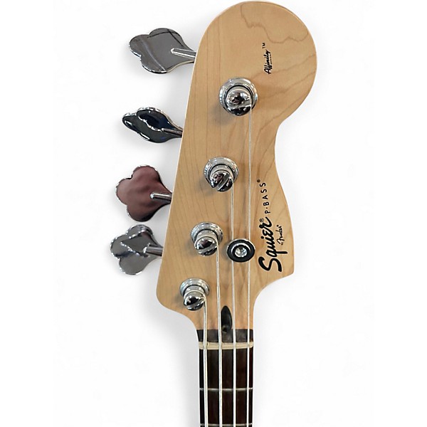 Used Squier Affinity Precision Bass Black Electric Bass Guitar