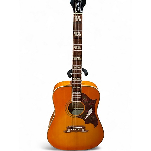 Used Epiphone Dove Natural Acoustic Guitar