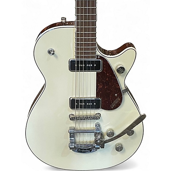 Used Gretsch Guitars G5210T-P90 Electromatic Jet Two 90 Single-Cut Vintage White Solid Body Electric Guitar