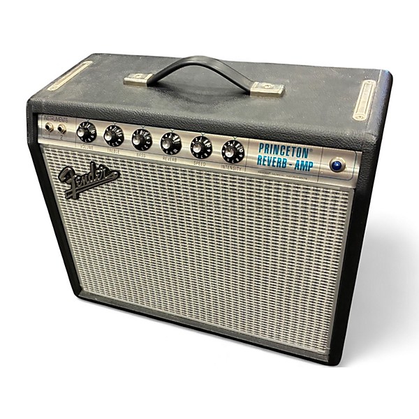 Used Fender 1965 Princeton Reverb 15W 1x10 Tube Guitar Combo Amp