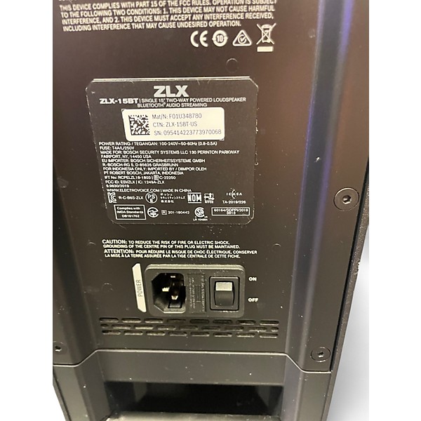 Used Electro-Voice ZLX-15P 15in 2-Way Powered Speaker