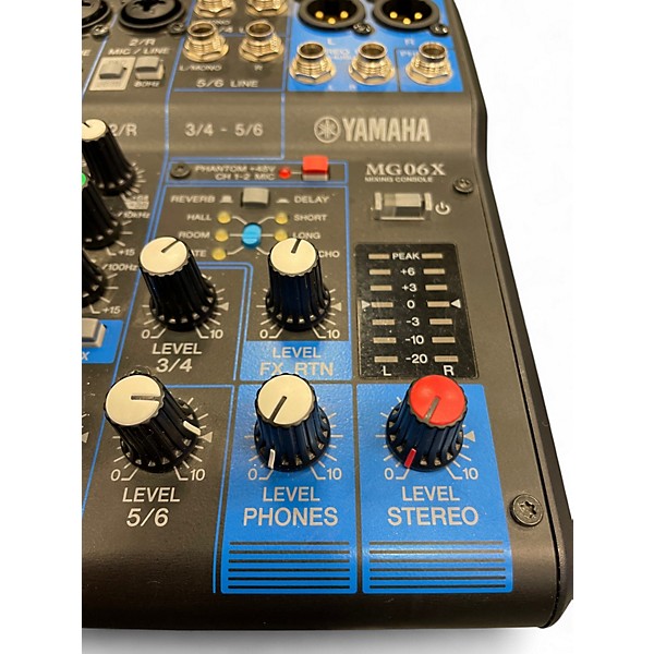 Used Yamaha MG06X Unpowered Mixer