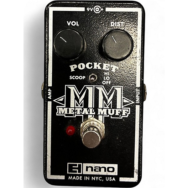 Used Electro-Harmonix Nano Pocket Metal Muff Distortion Effect Pedal
