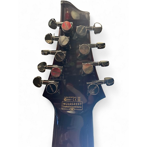 Used Schecter Guitar Research HELLRAISER C9 Black Cherry Solid Body Electric Guitar