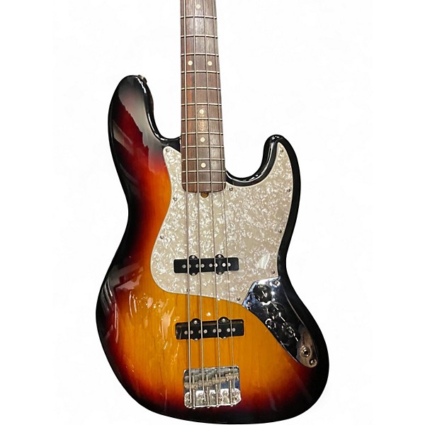 Used Fender Classic Series '60s Jazz Bass 3 Tone Sunburst Electric Bass Guitar