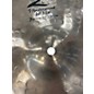Used Zildjian 14in Z custom mastersound hi-hat top Cymbal