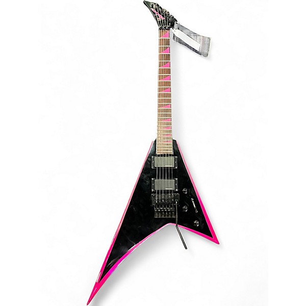 Used Jackson RRXMG Randy Rhoads Black and Pink Solid Body Electric Guitar