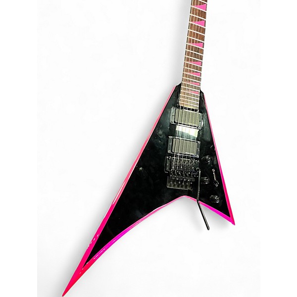 Used Jackson RRXMG Randy Rhoads Black and Pink Solid Body Electric Guitar