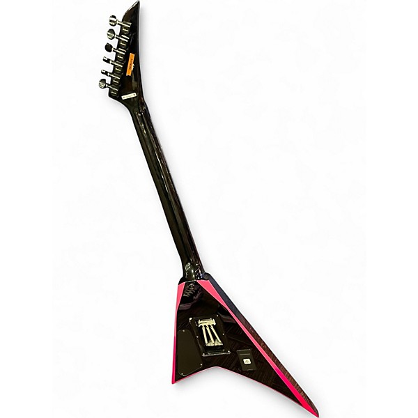 Used Jackson RRXMG Randy Rhoads Black and Pink Solid Body Electric Guitar