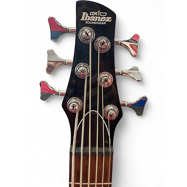 Used Ibanez GSR206 6 String Black Electric Bass Guitar