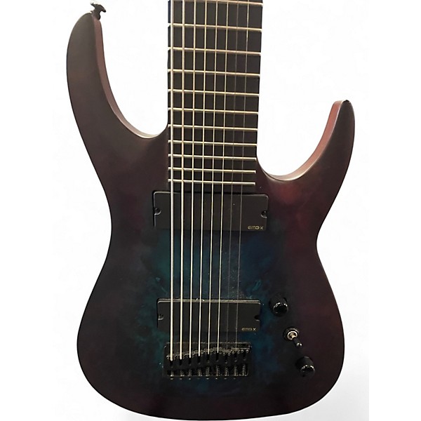 Used Agile Septor Elite 930 EB EMG-X Blue Burst Solid Body Electric Guitar