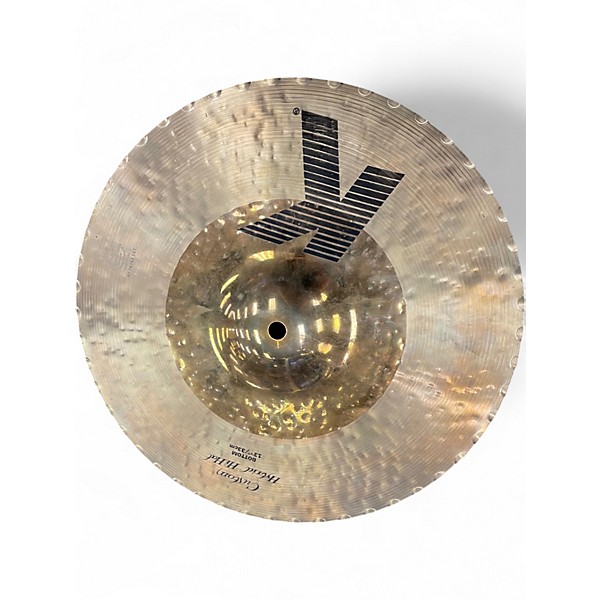 Used Zildjian 13in K CUSTOM HYBIRD HI HAT Cymbal