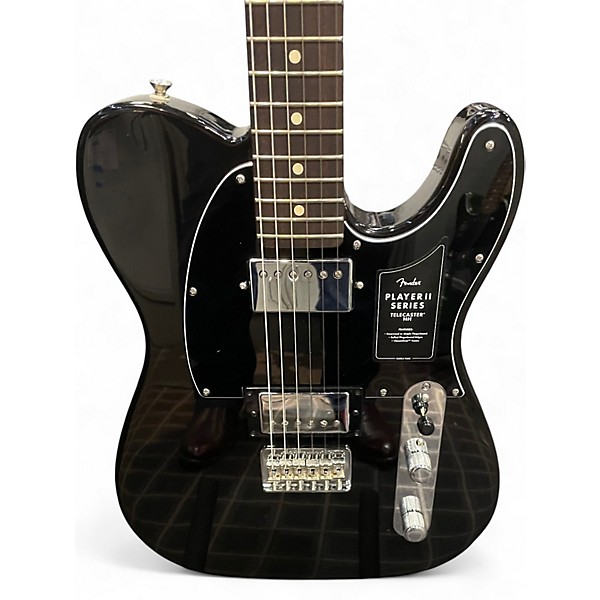 Used Fender Player Telecaster HH Black Solid Body Electric Guitar