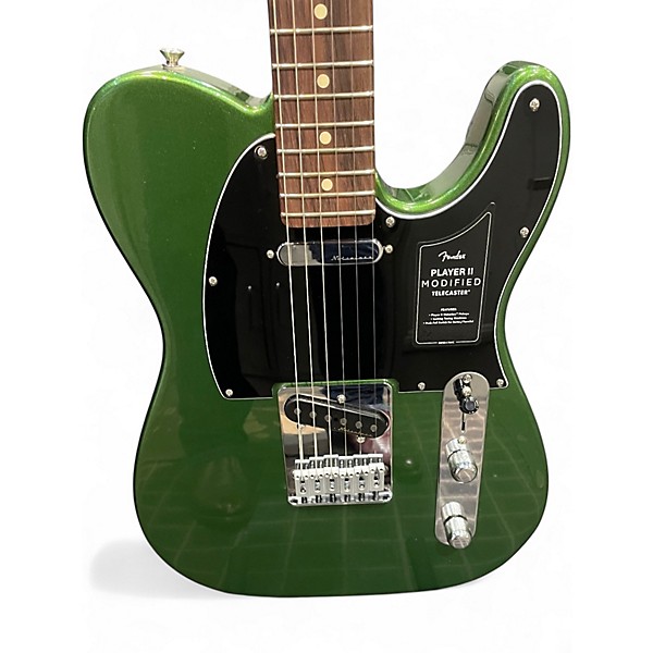 Used Fender Player II Modified Telecaster Sage Green Metallic Solid Body Electric Guitar