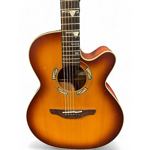 Used Takamine PSF-94 2 Color Sunburst Acoustic Guitar