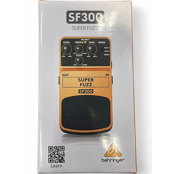 Used Behringer SF300 Super Fuzz Effect Pedal
