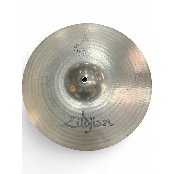 Used Zildjian 14in A custom Hi Hat Pair Cymbal