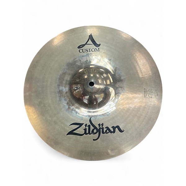 Used Zildjian 14in A custom Hi Hat Pair Cymbal