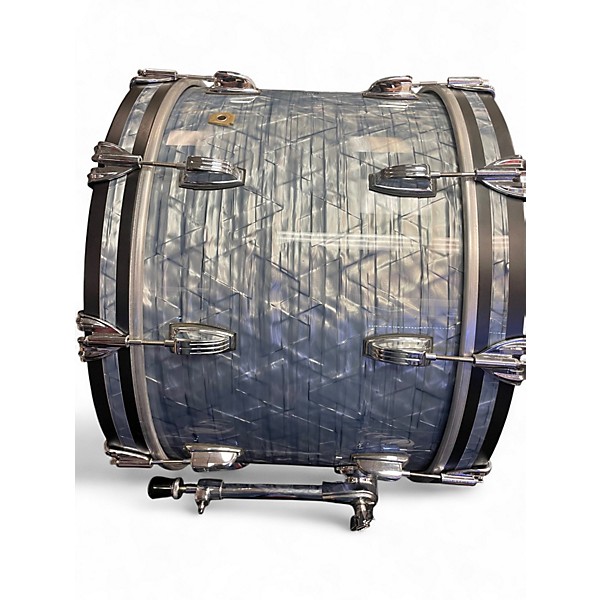 Used Ludwig 3 Piece Classic Maple Sky Blue Pearl Drum Kit