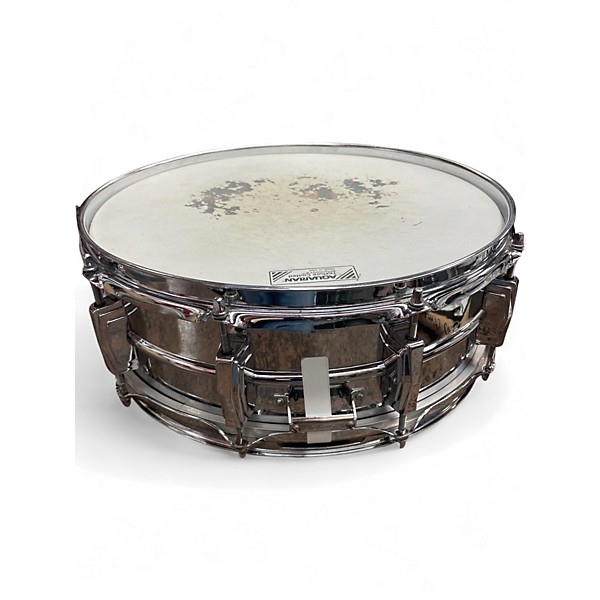 Used Ludwig 14X5.5 Supraphonic Snare Chrome Over Brass Drum