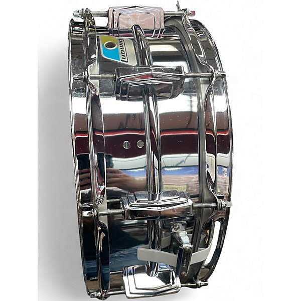 Used Ludwig 14X5.5 Supraphonic Snare Chrome Over Brass Drum