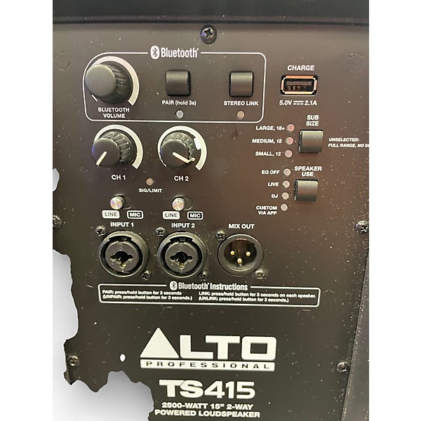 Used Alto TS415 Powered Speaker