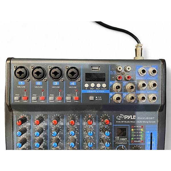 Used Pyle PMXU83BT Powered Mixer