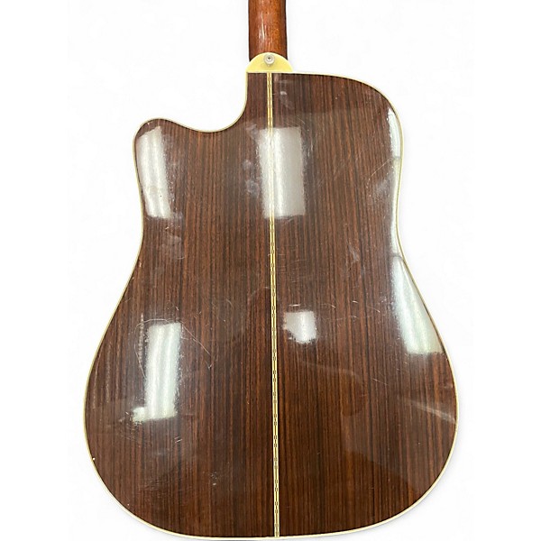 Used Takamine EF360C Natural Acoustic Electric Guitar