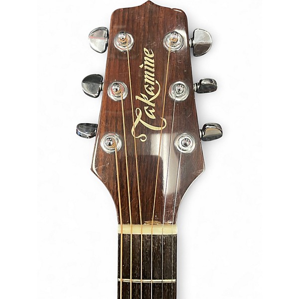 Used Takamine EF360C Natural Acoustic Electric Guitar
