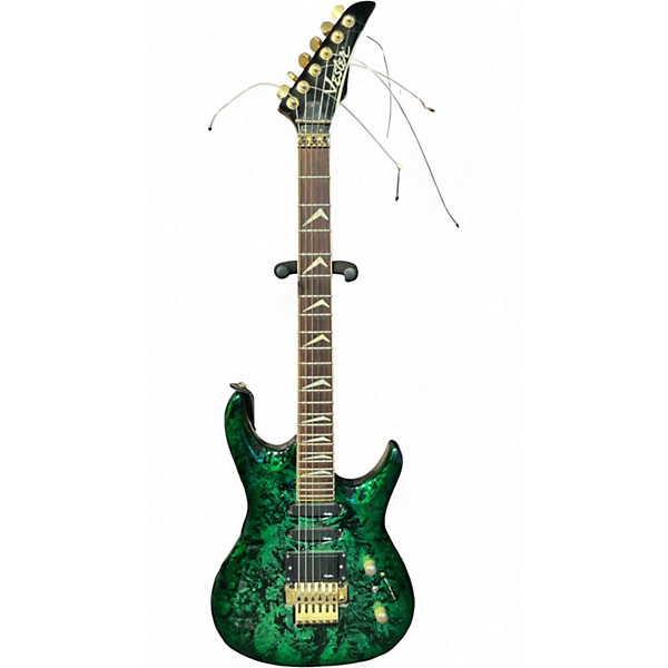 Used Vester Vester II Custom Green Solid Body Electric Guitar