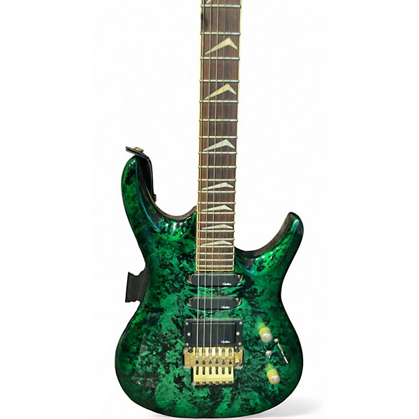 Used Vester Vester II Custom Green Solid Body Electric Guitar