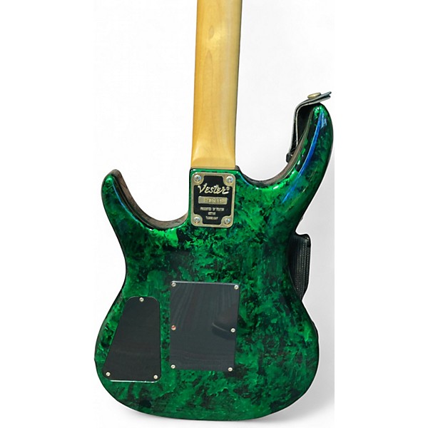 Used Vester Vester II Custom Green Solid Body Electric Guitar