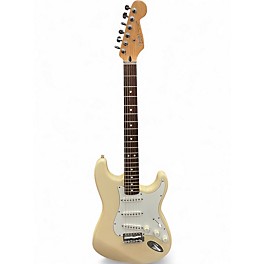Used Fender Standard Stratocaster Olympic White Solid Body Electric Guitar