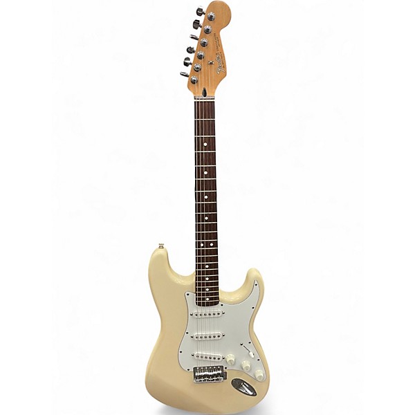 Used Fender Standard Stratocaster Olympic White Solid Body Electric Guitar