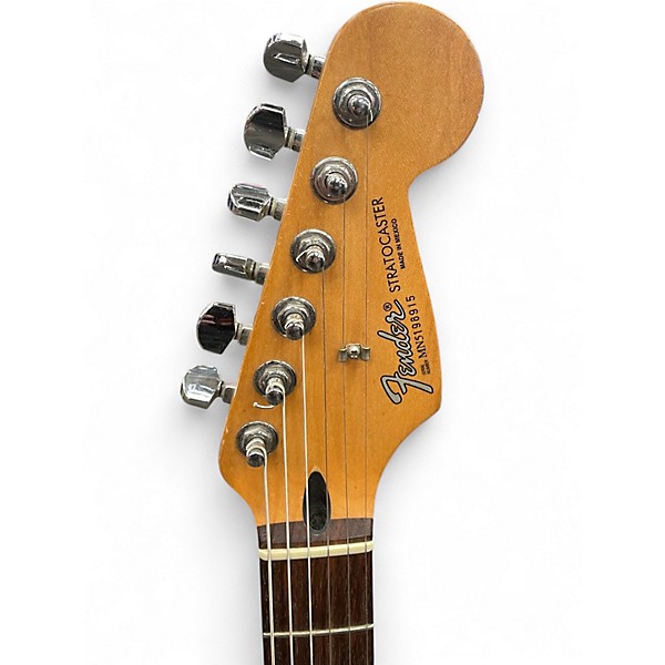 Used Fender Standard Stratocaster Olympic White Solid Body Electric Guitar