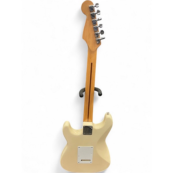 Used Fender Standard Stratocaster Olympic White Solid Body Electric Guitar