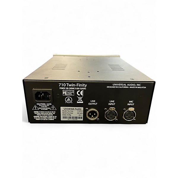 Used Universal Audio 710 Twin Finity Microphone Preamp