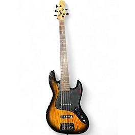 Used Michael Kelly CUSTOM COLLECTION ELEMENT 5 Striped Ebony Electric Bass Guitar