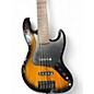Used Michael Kelly CUSTOM COLLECTION ELEMENT 5 Striped Ebony Electric Bass Guitar