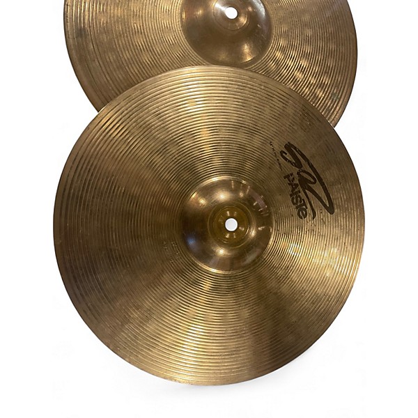Used Paiste 14in 502 Hi Hat Pair Cymbal