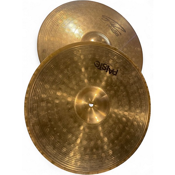 Used Paiste 14in 502 Hi Hat Pair Cymbal