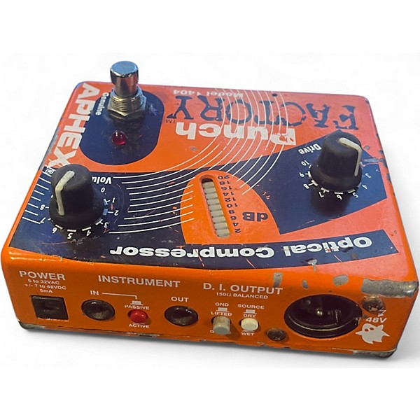 Used Aphex Punch Factory Optical Compressor Effect Pedal