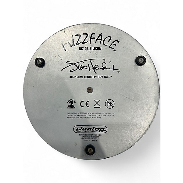 Used Dunlop JHF1 Jimi Hendrix Signature Fuzz Face Effect Pedal