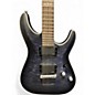 Used Schecter Guitar Research C1 Platinum Trans Black Solid Body Electric Guitar