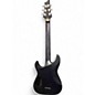 Used Schecter Guitar Research C1 Platinum Trans Black Solid Body Electric Guitar