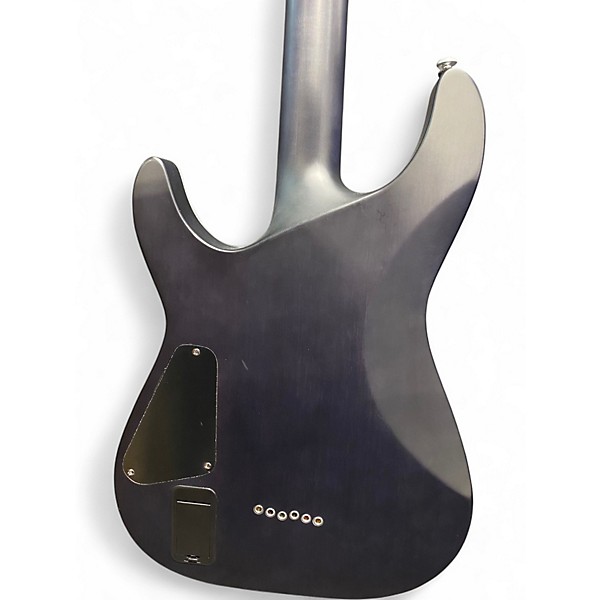 Used Schecter Guitar Research C1 Platinum Trans Black Solid Body Electric Guitar
