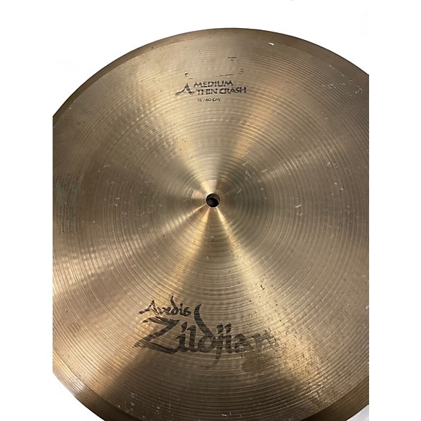 Used Zildjian 16in Avedis medium thin crash Cymbal