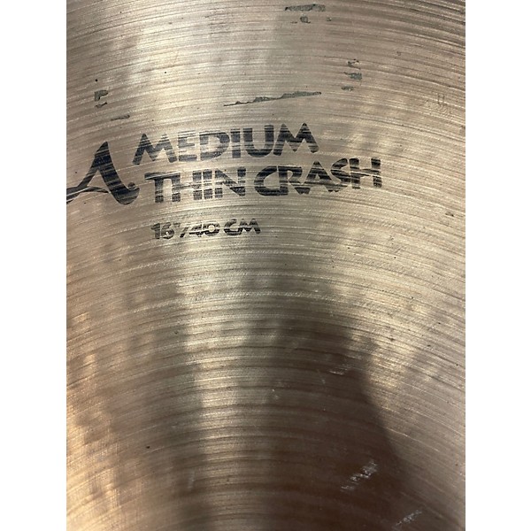 Used Zildjian 16in Avedis medium thin crash Cymbal