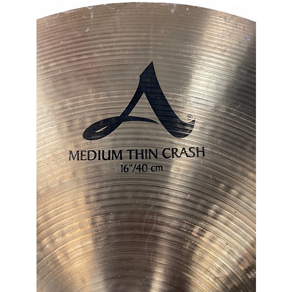 Used Zildjian 18in Avedis thin crash Cymbal